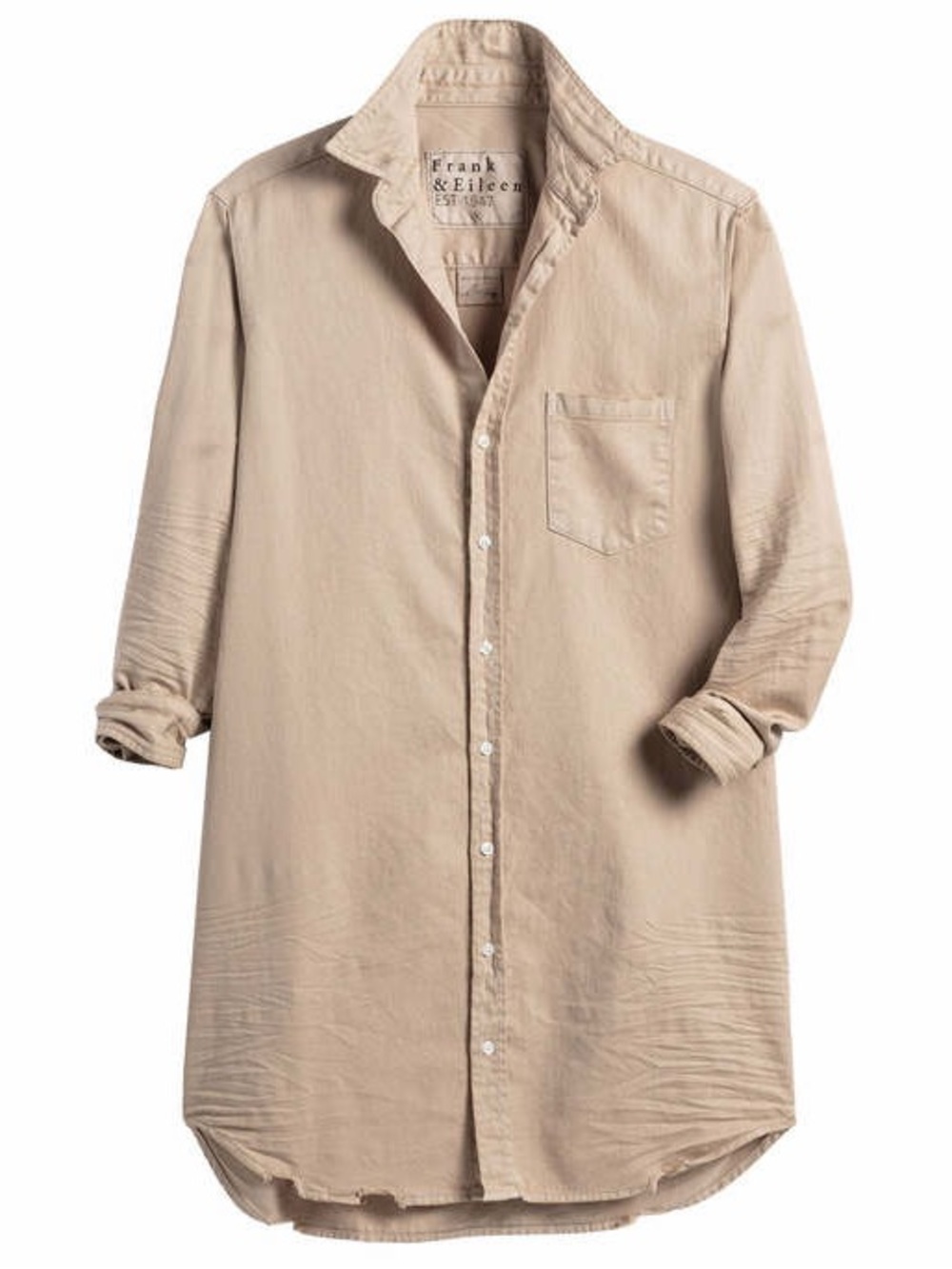FRANK & EILEEN ‘MARY WOVEN BUTTON UP DRESS’